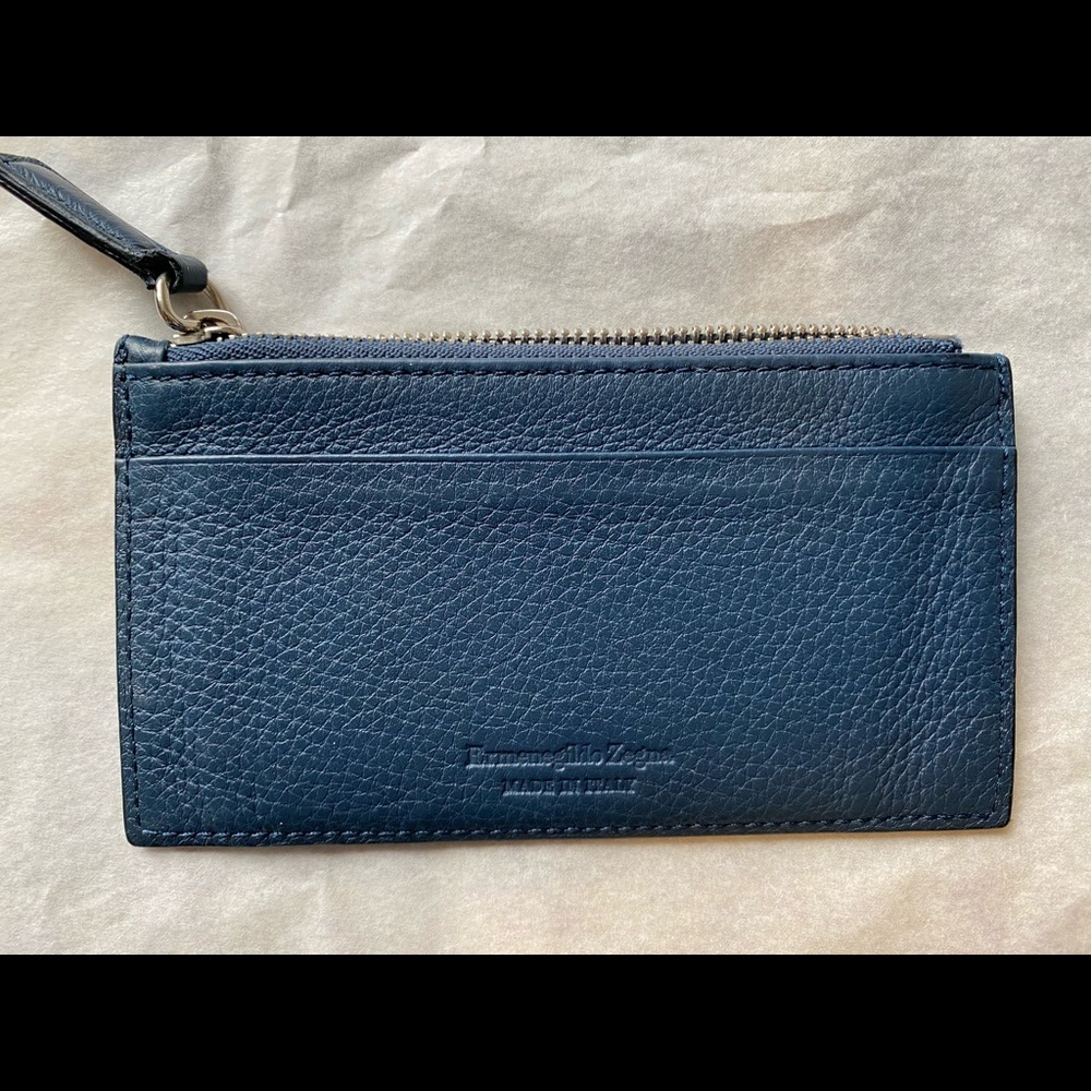 Zenga Leather Zipped Card Case/Wallet